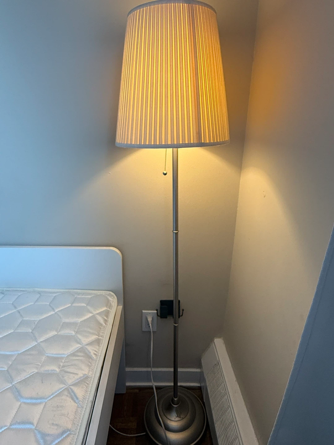 Floor Lamp with Pleated Shade - photo 2