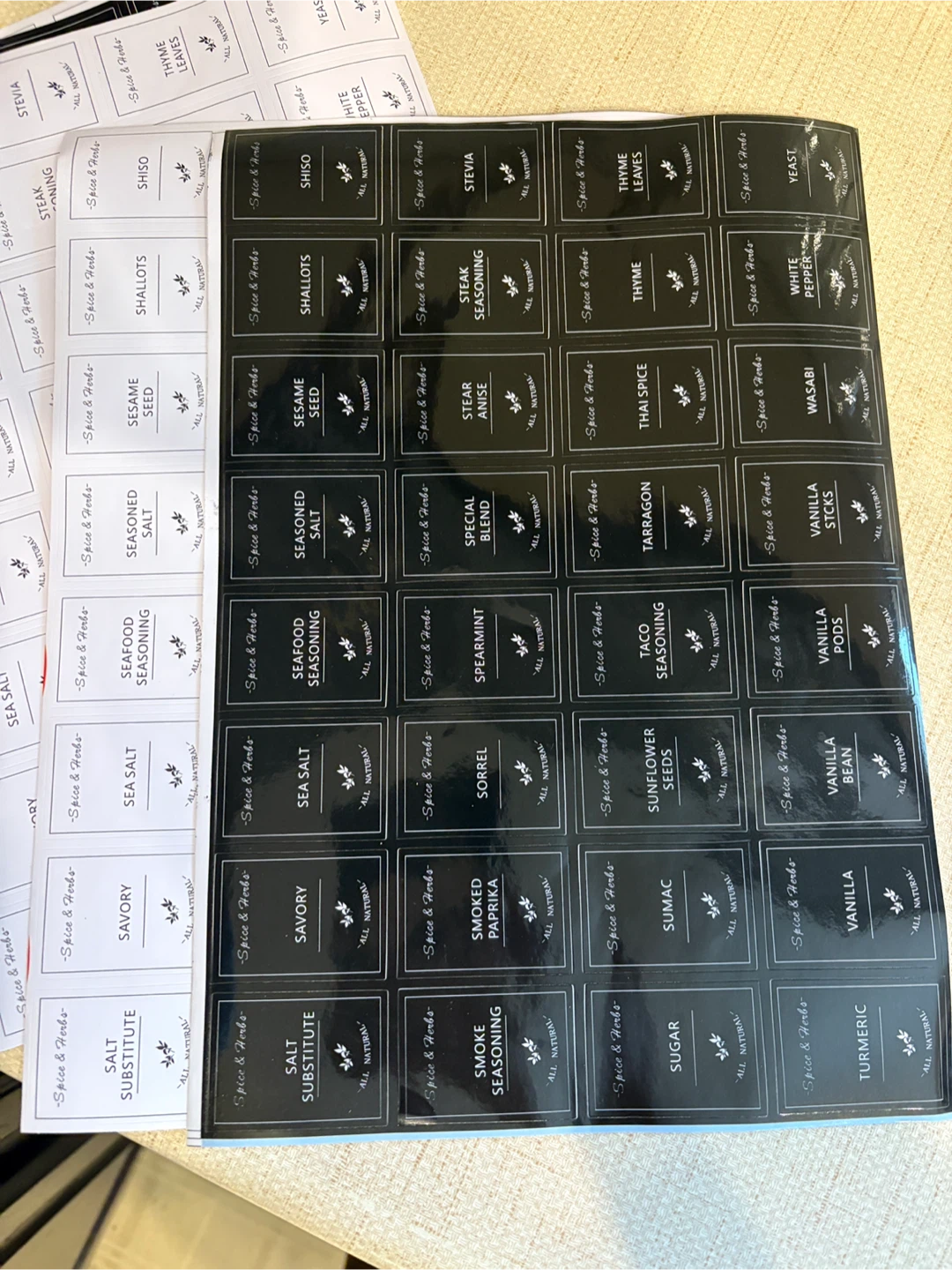 Spice Jar Labels Stickers - photo 3