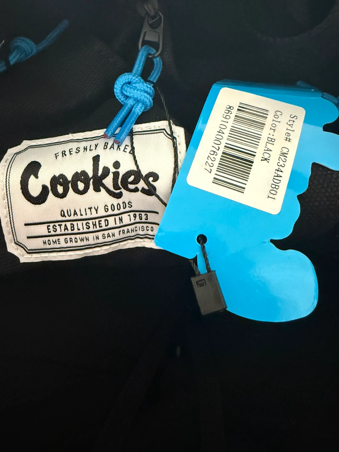 Cookies SF Black Duffle Axel bag