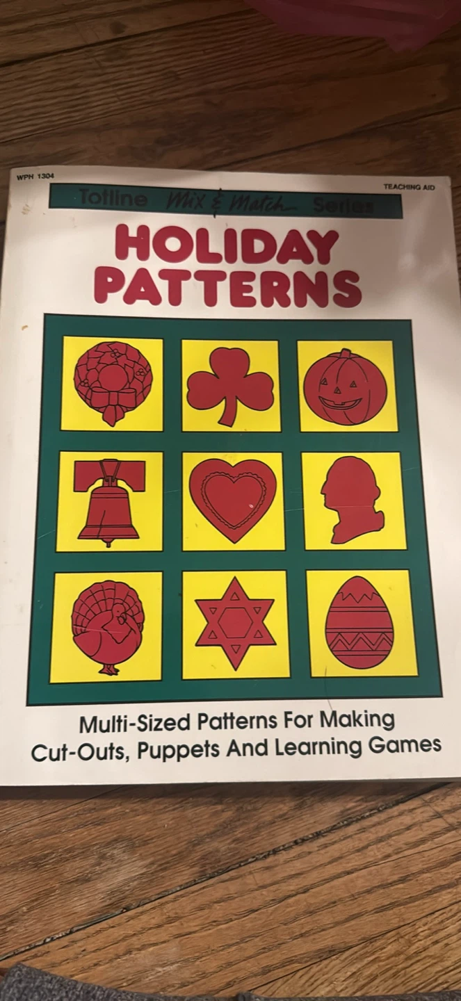 Totline Mix & Match Holiday Patterns Teaching Aid