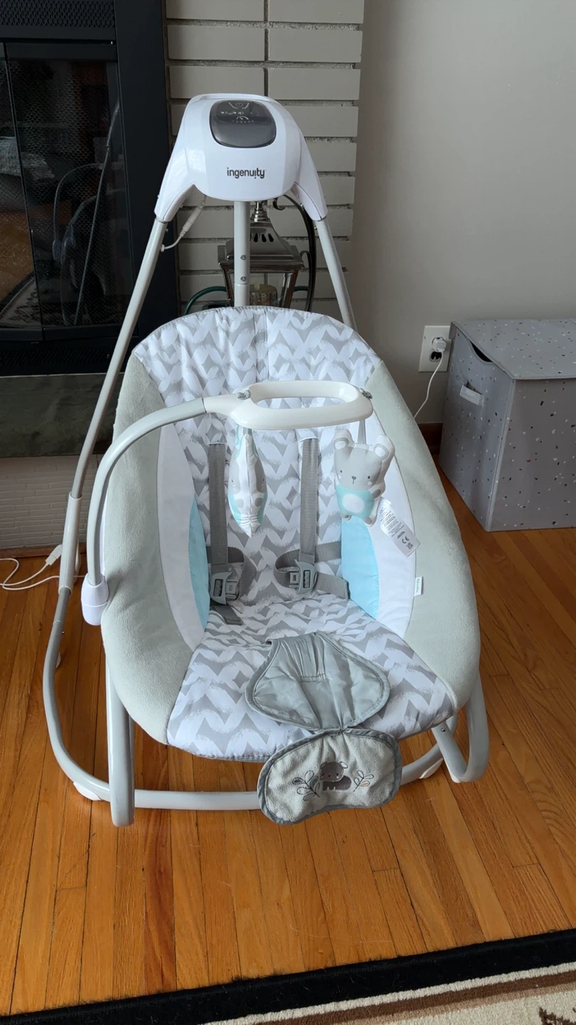 Ingenuity SimpleComfort Compact Soothing Swing & Rocker