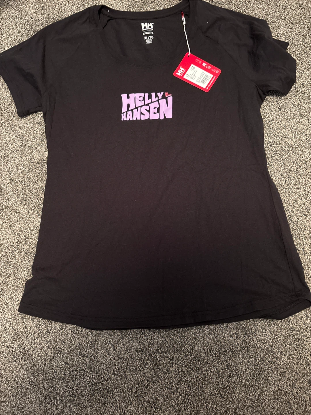 New Helly Hansen Graphic Drop T-Shirt XL Black