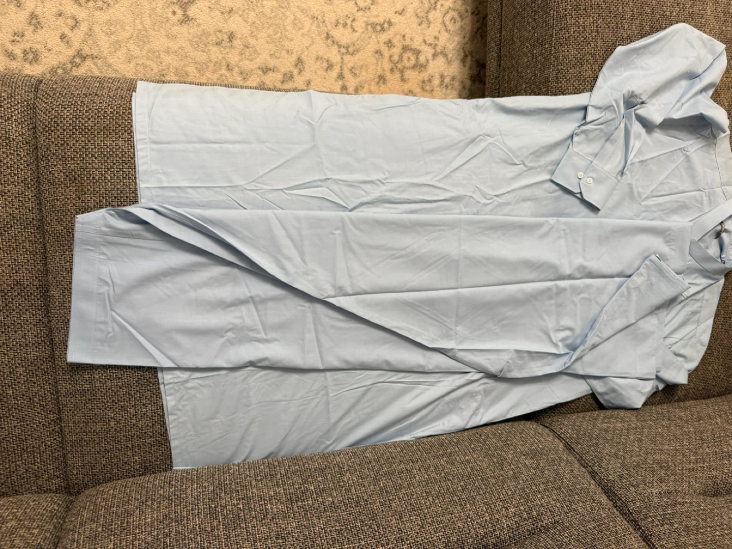 Zellbury Men's Light Blue Kurta Set - Size XL - photo 3