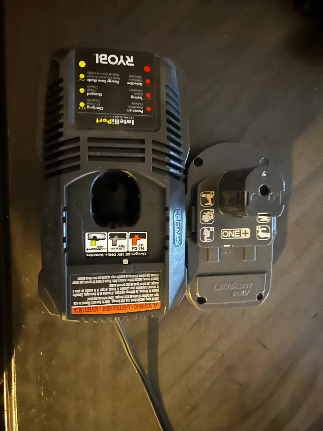 Ryobi P102 18V ONE+ Battery Charger - photo 3