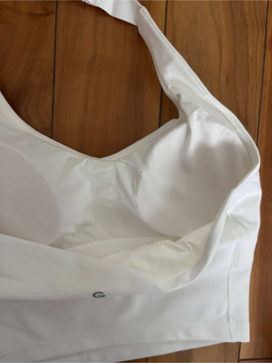 S White Halter Neck Sports Bra - photo 4