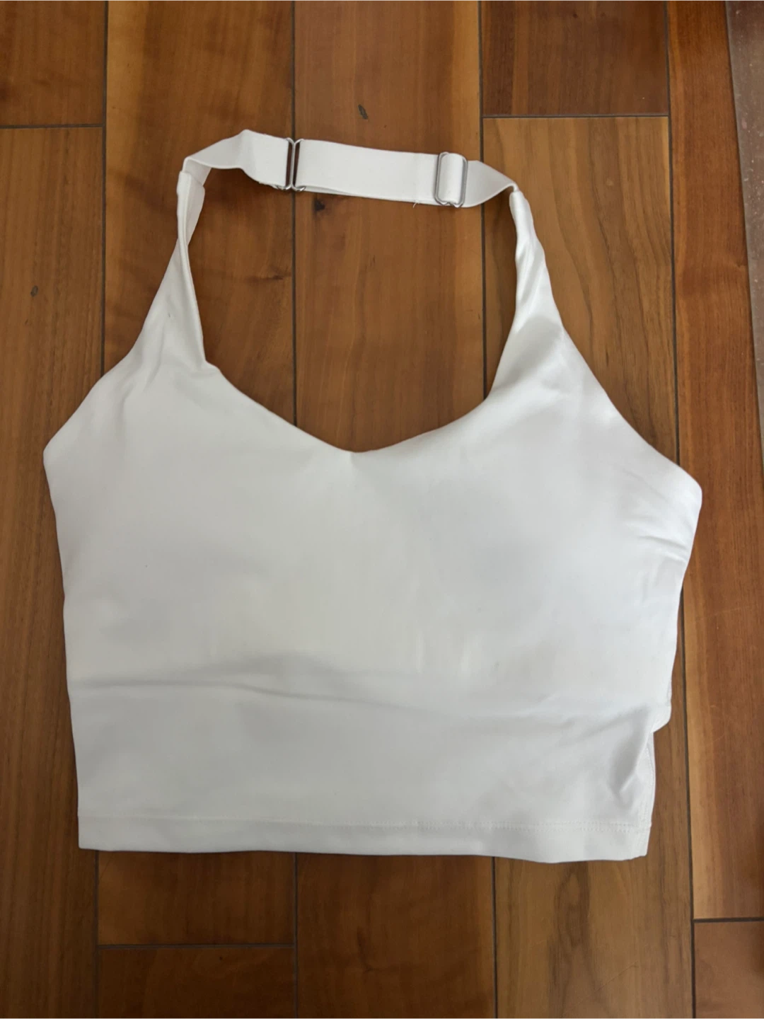 S White Halter Neck Sports Bra - photo 2