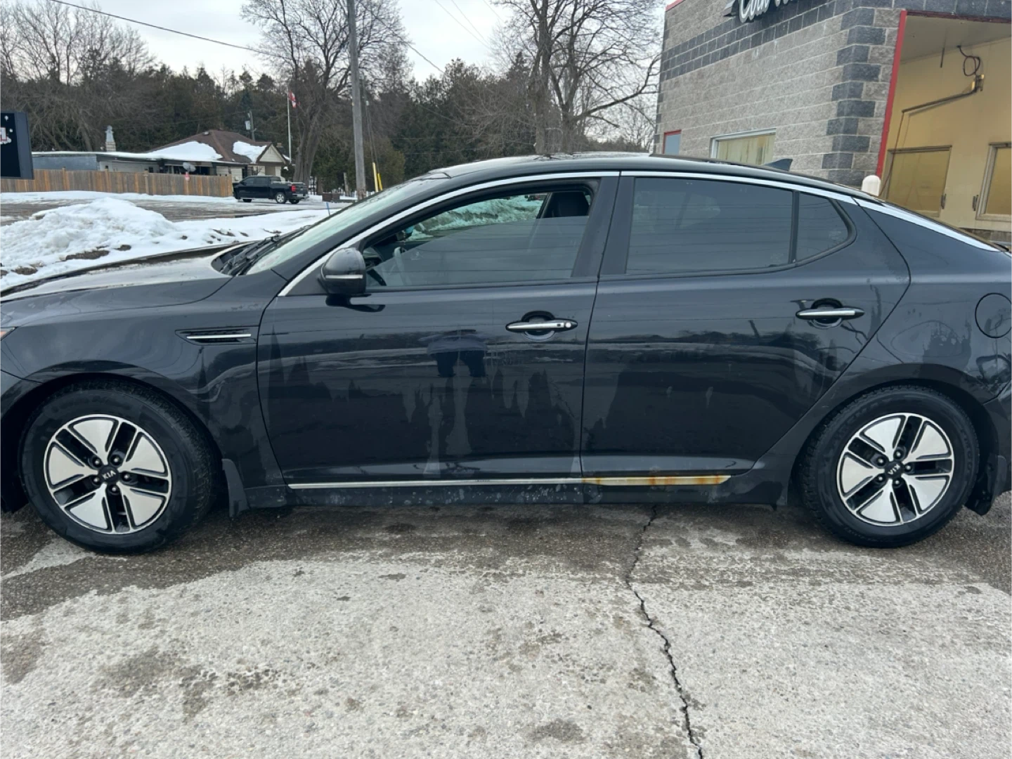 Black Kia Optima Hybrid. 2013. 279,000 kl - photo 3