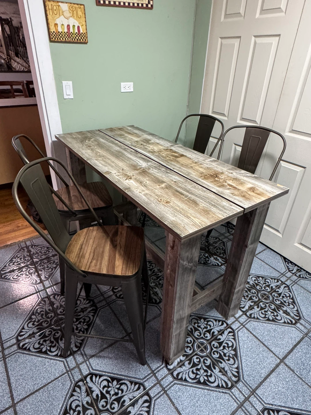 Farmhouse Style Dining Table