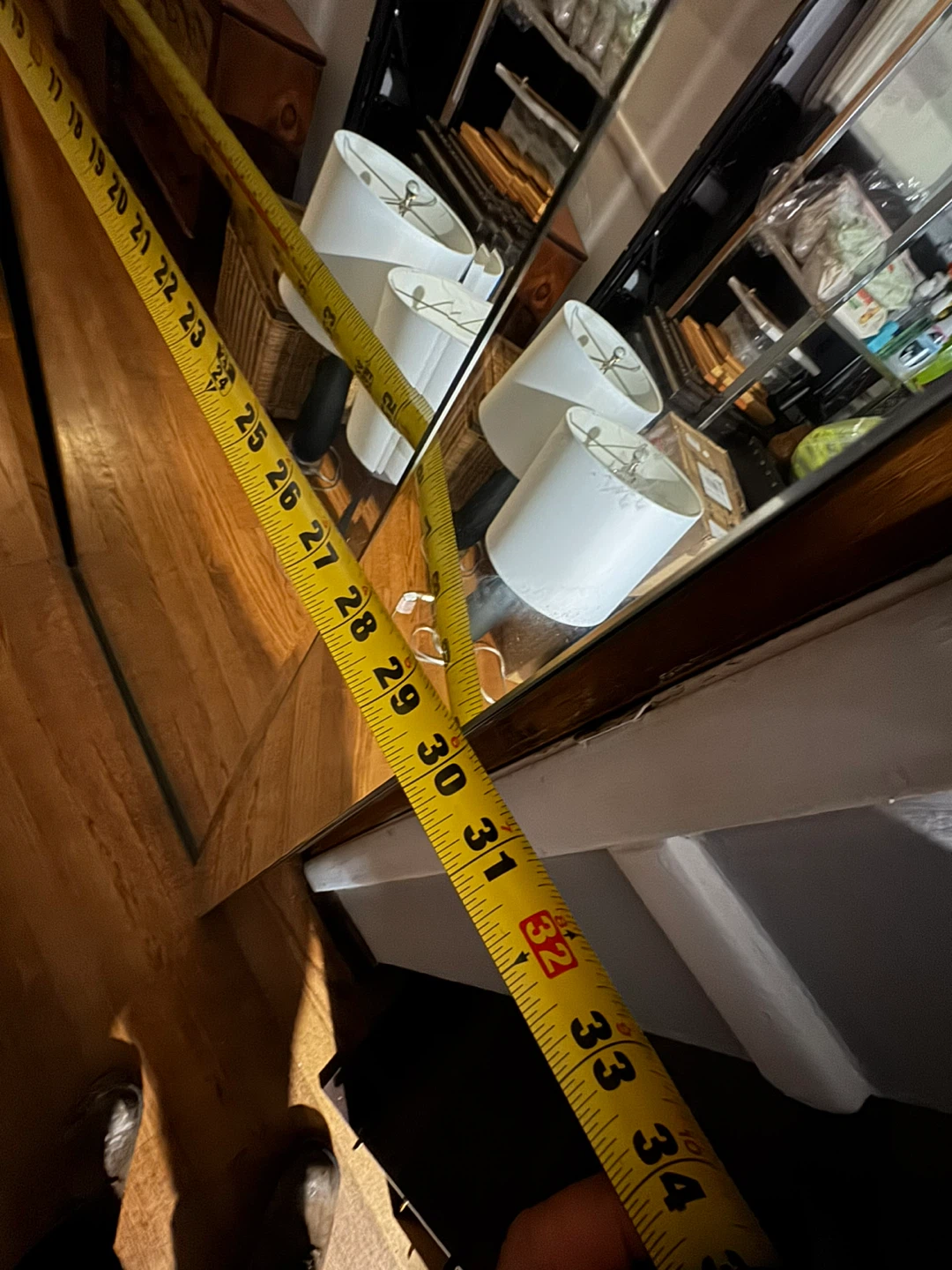 Full Length Mirror with Wood Frame - photo 3