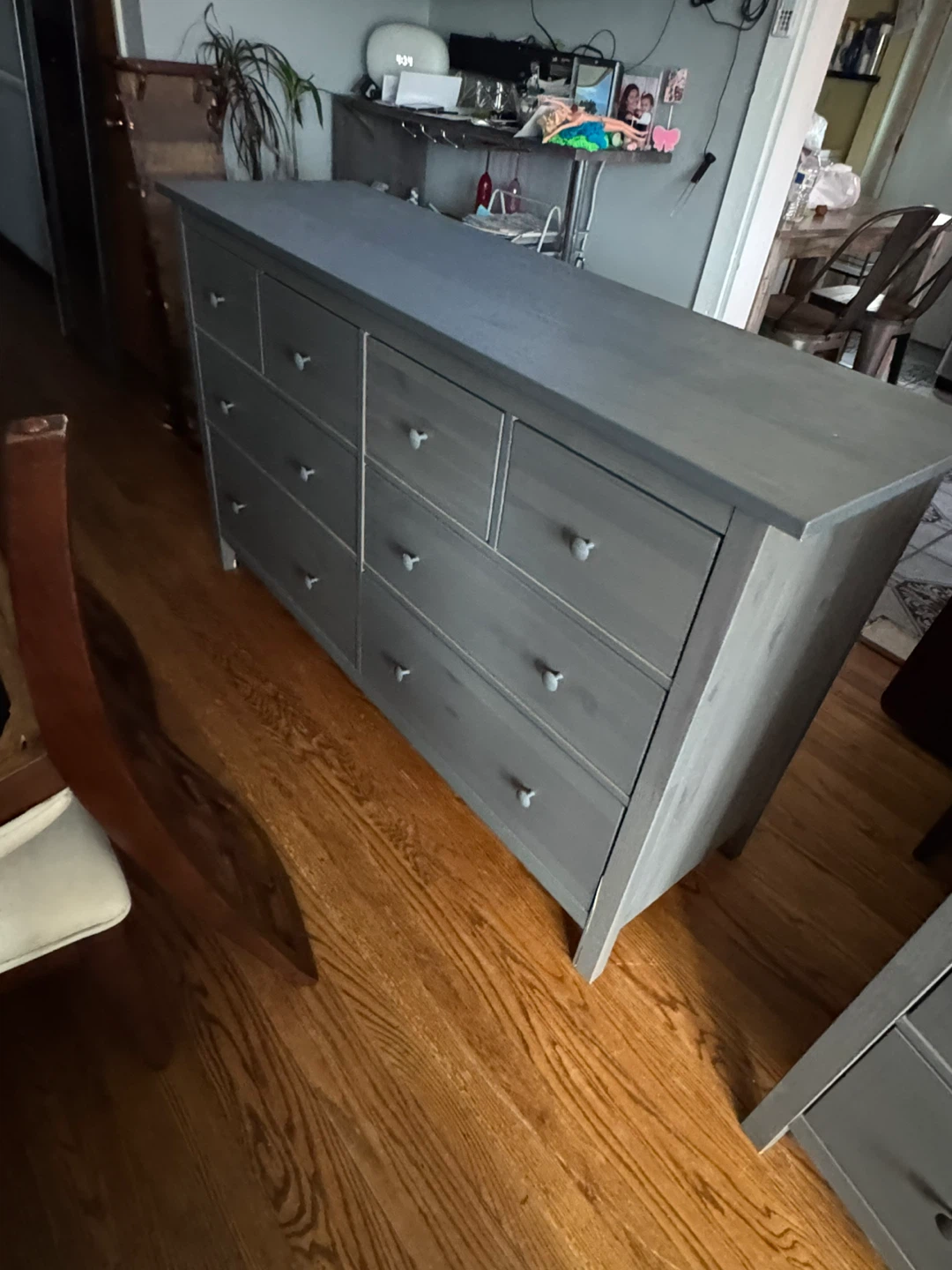 IKEA HEMNES 8-Drawer Dresser - Grey - photo 3