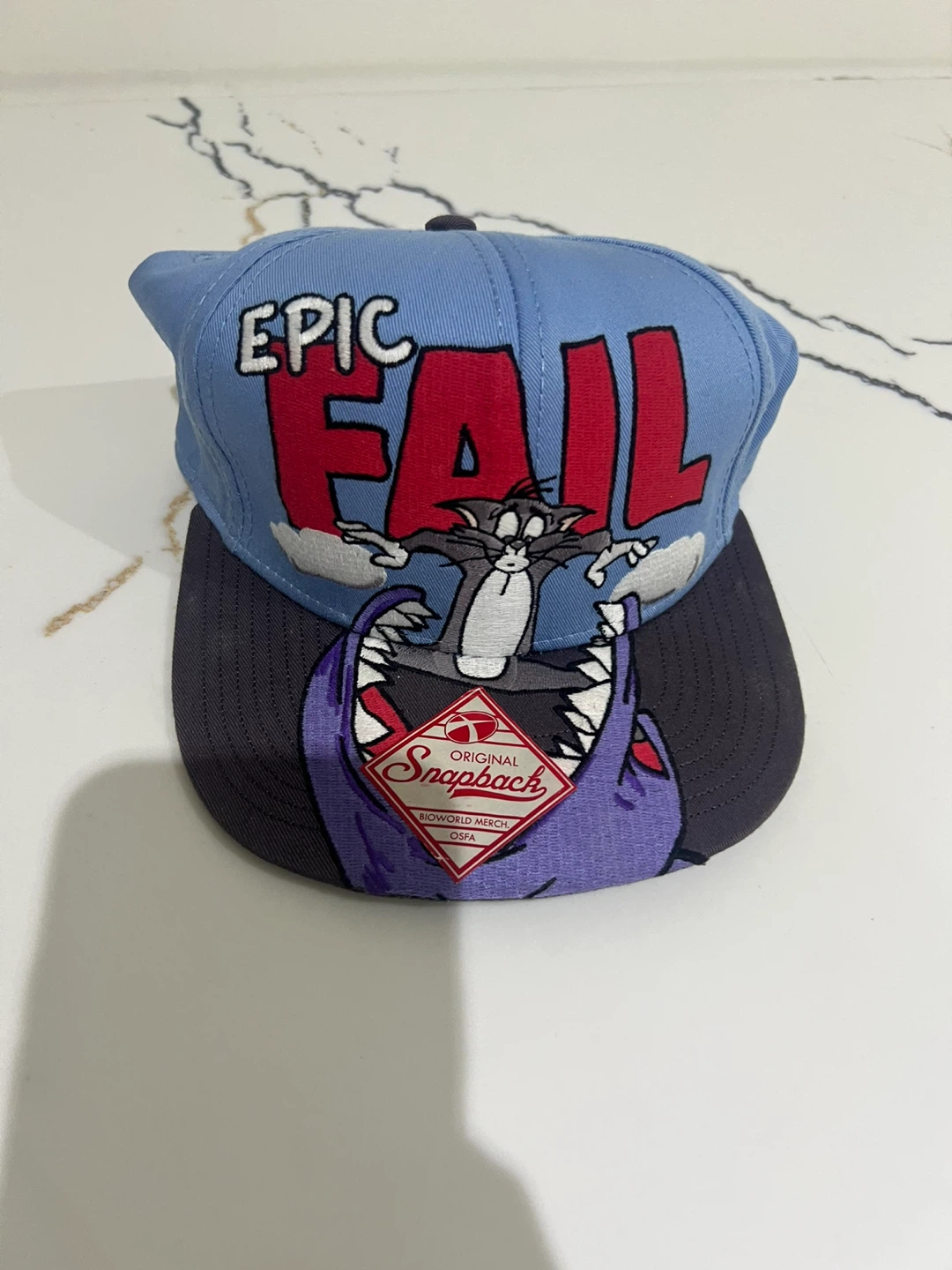 Bioworld Merch Tom & Jerry Epic Fail Snapback Hat