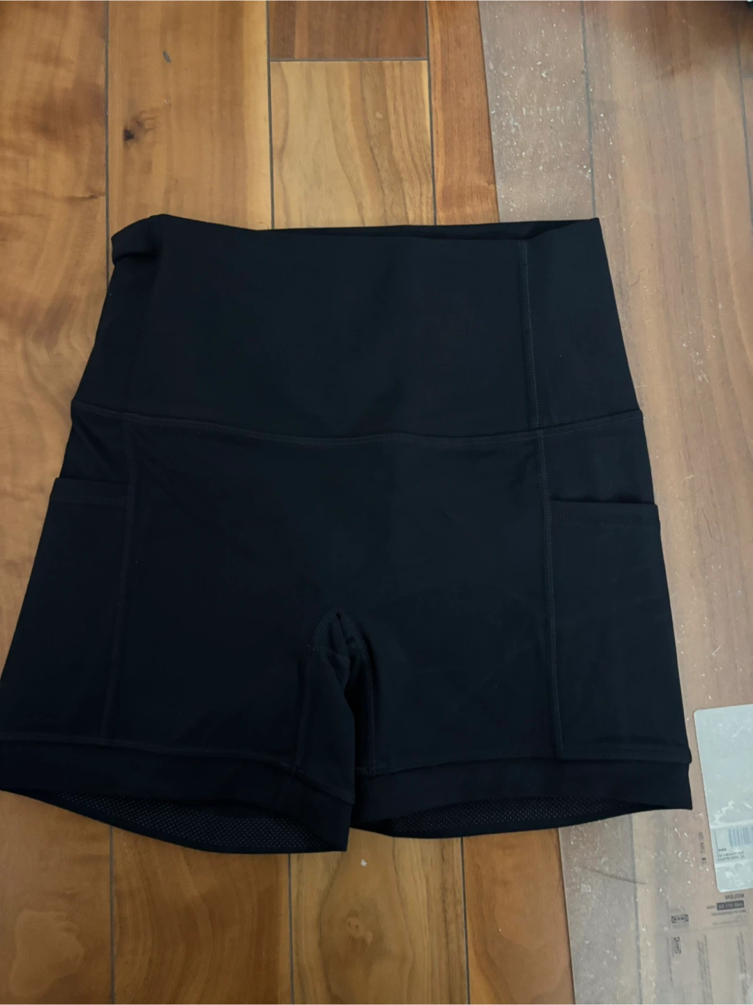 S Black High-Waisted Pocket Shorts - photo 3