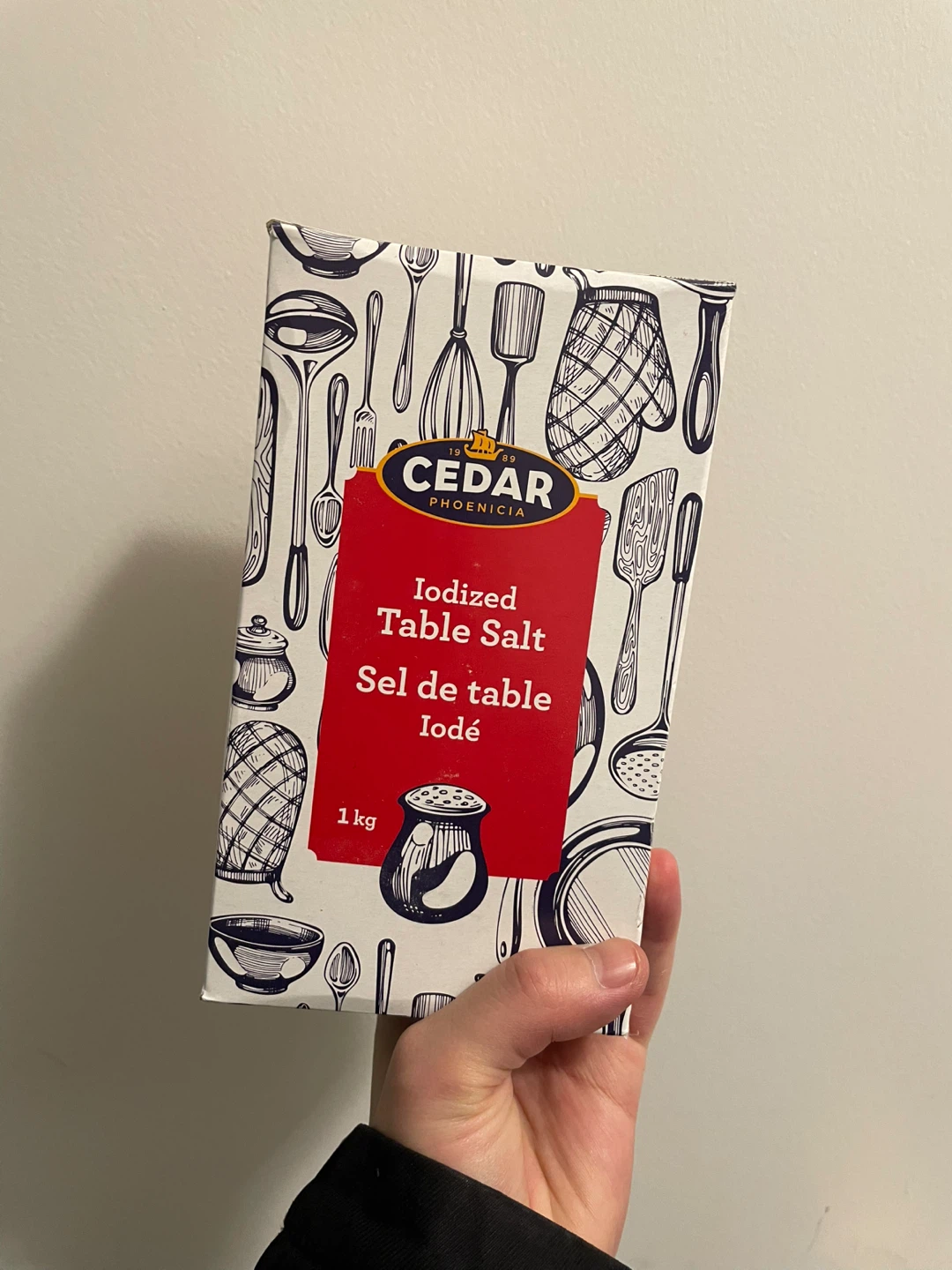 Cedar Phoenicia Iodized Table Salt 1kg