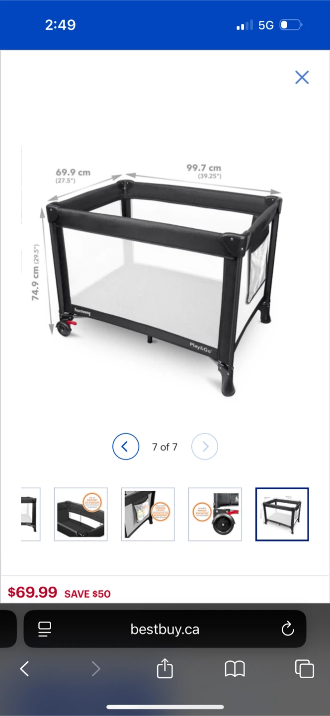 Harmony Play & Go Portable Playard