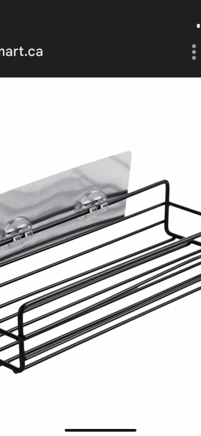 Black Metal Shower Caddy Shelf $3 each - photo 4
