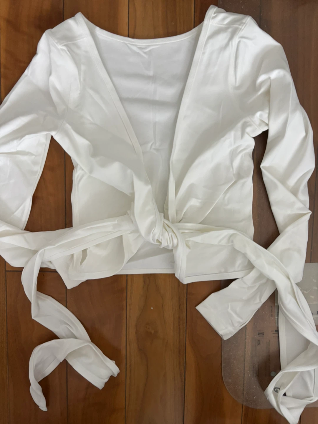 2 in 1 buttery soft tie waist top - photo 2