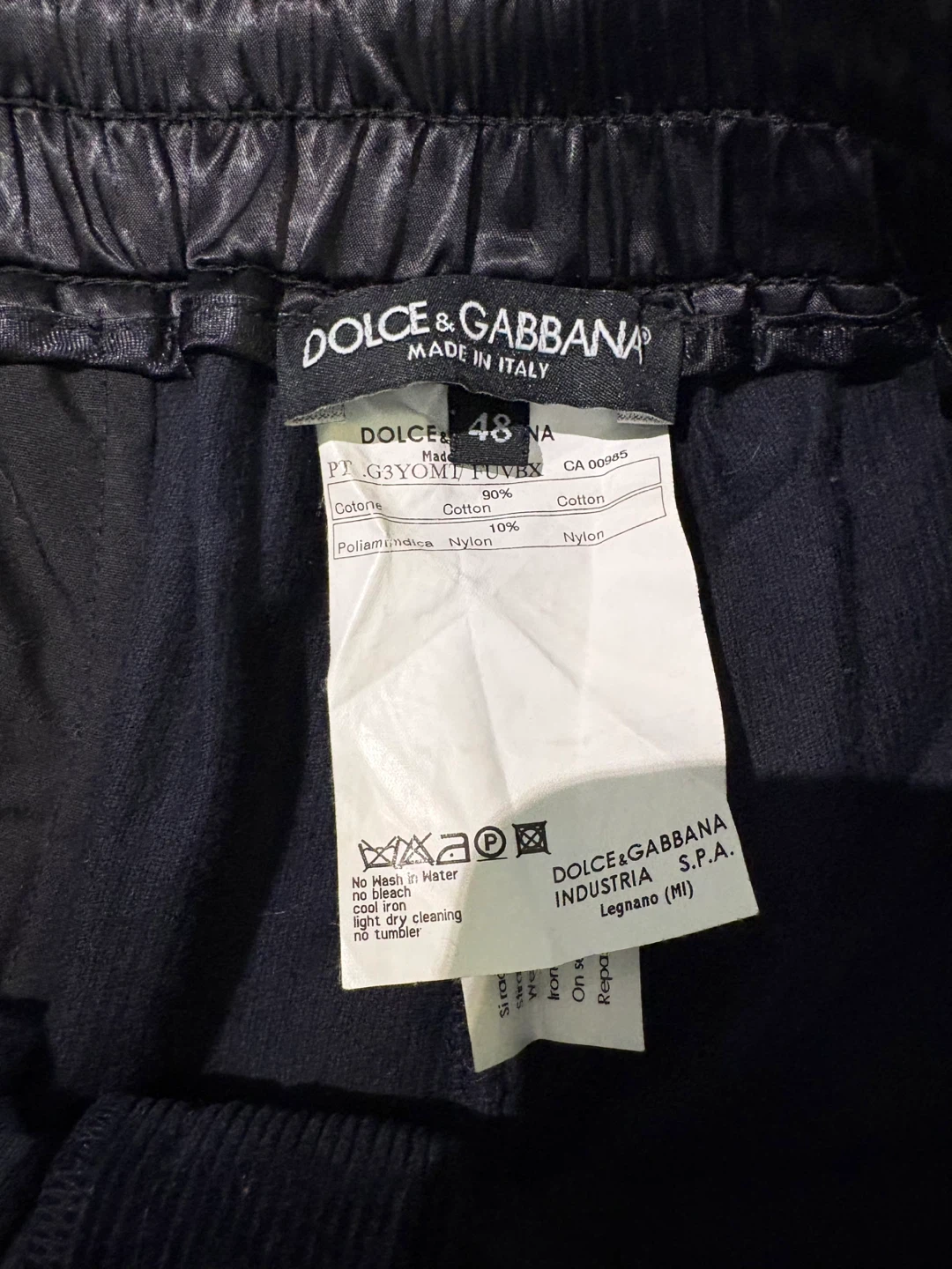 Dolce & Gabbana Navy Corduroy Track Pants - Men's Joggers S - photo 5