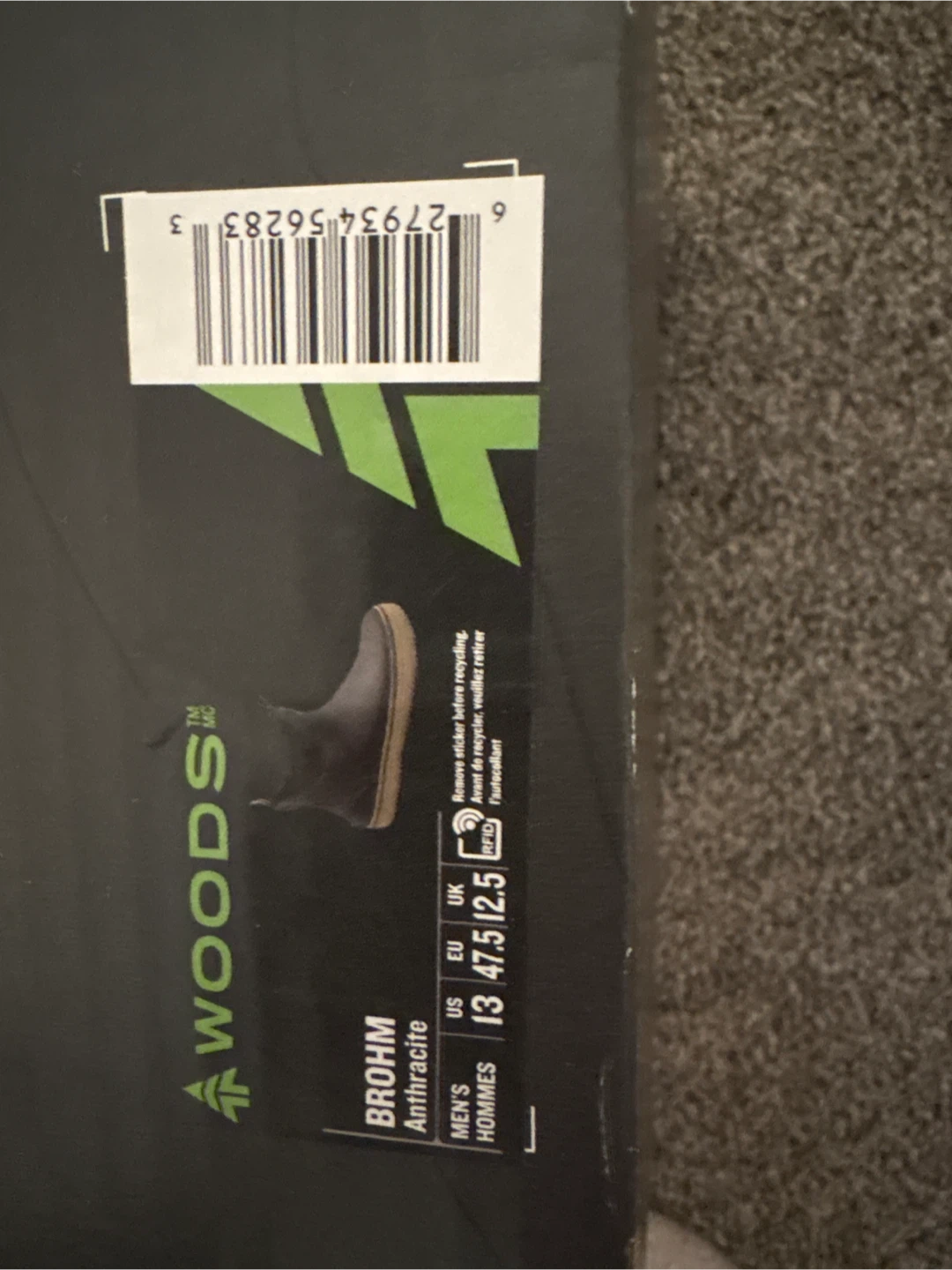New BROHM Woods Waterproof Rubber Boots - Anthracite - photo 4