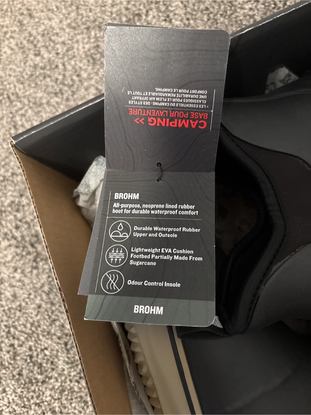 New BROHM Woods Waterproof Rubber Boots - Anthracite - photo 2