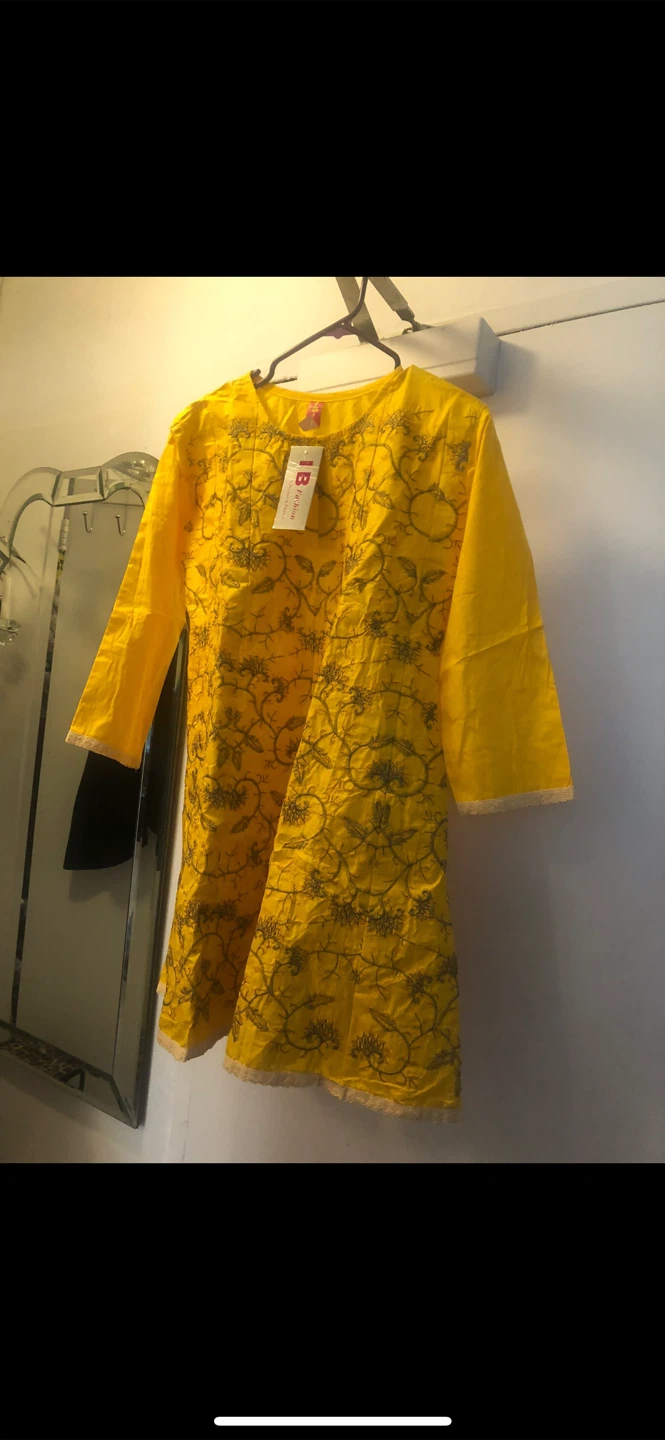 Yellow IB Fashion Kurti