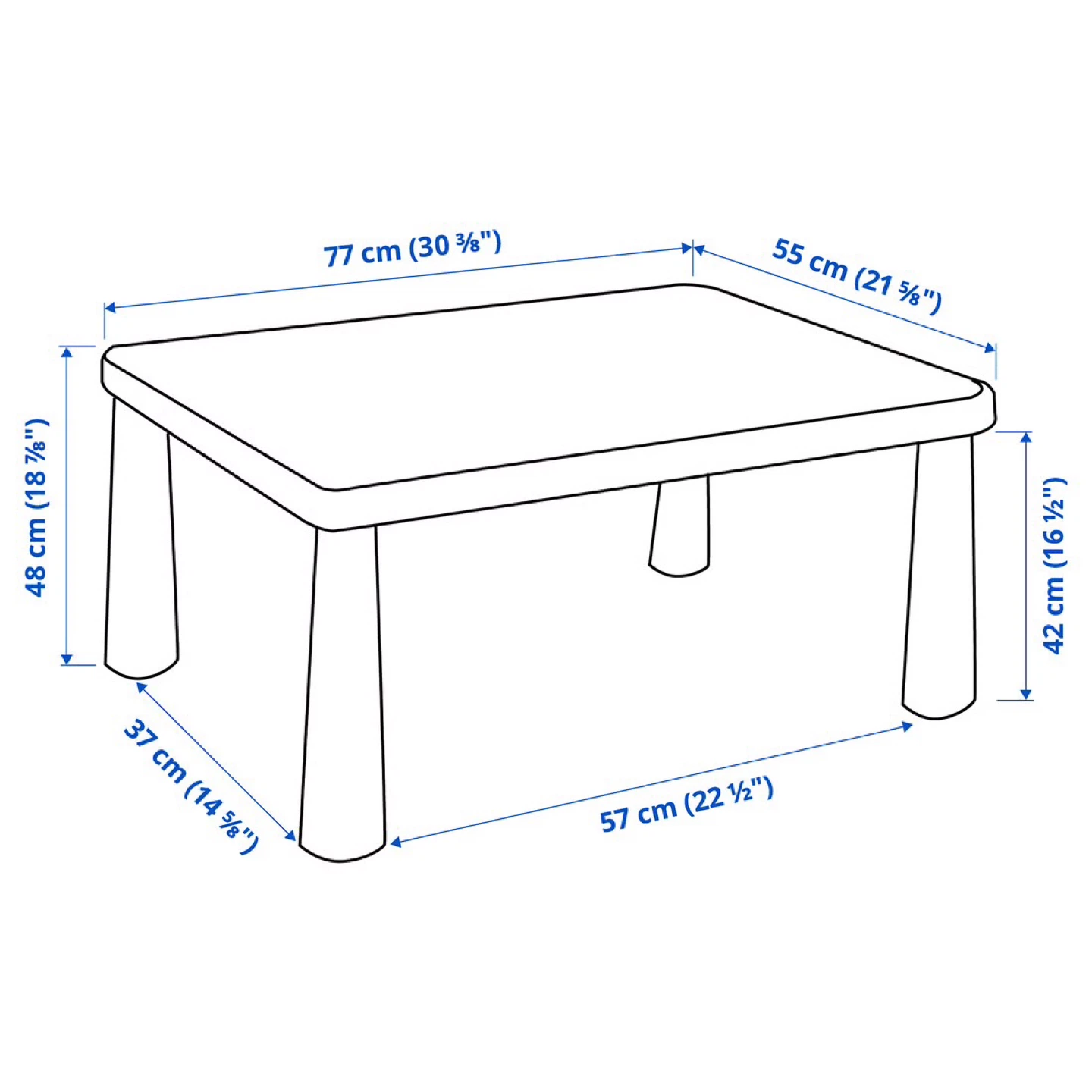 IKEA Kids Mammut Table and Chairs Set - photo 5