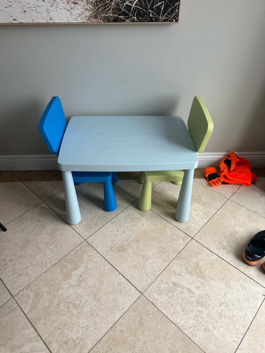 IKEA Kids Mammut Table and Chairs Set