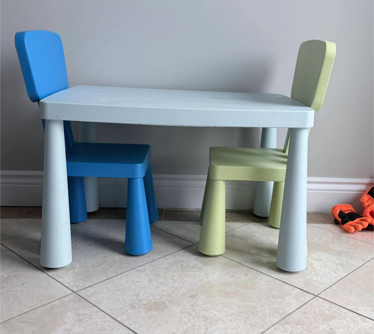 IKEA Kids Mammut Table and Chairs Set - photo 2