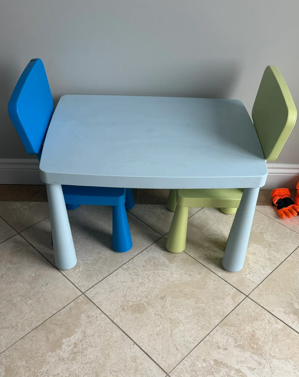 IKEA Kids Mammut Table and Chairs Set - photo 3