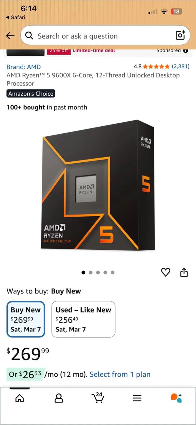 AMD Ryzen 5 9600 Processor - photo 3