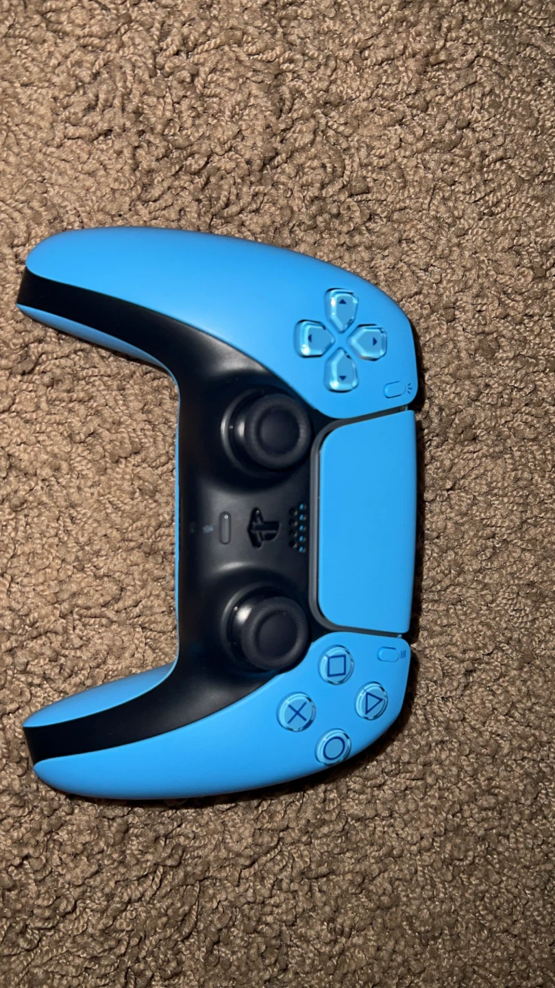 Light blue ps5 Bluetooth controller