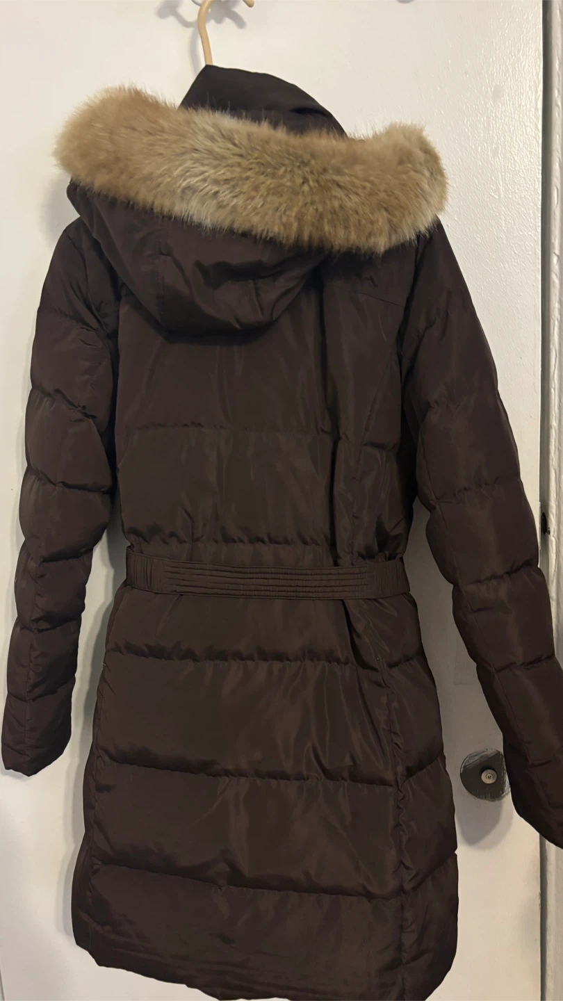 Michael Kors Women's Puffer Coat - Brown - Size M - photo 2