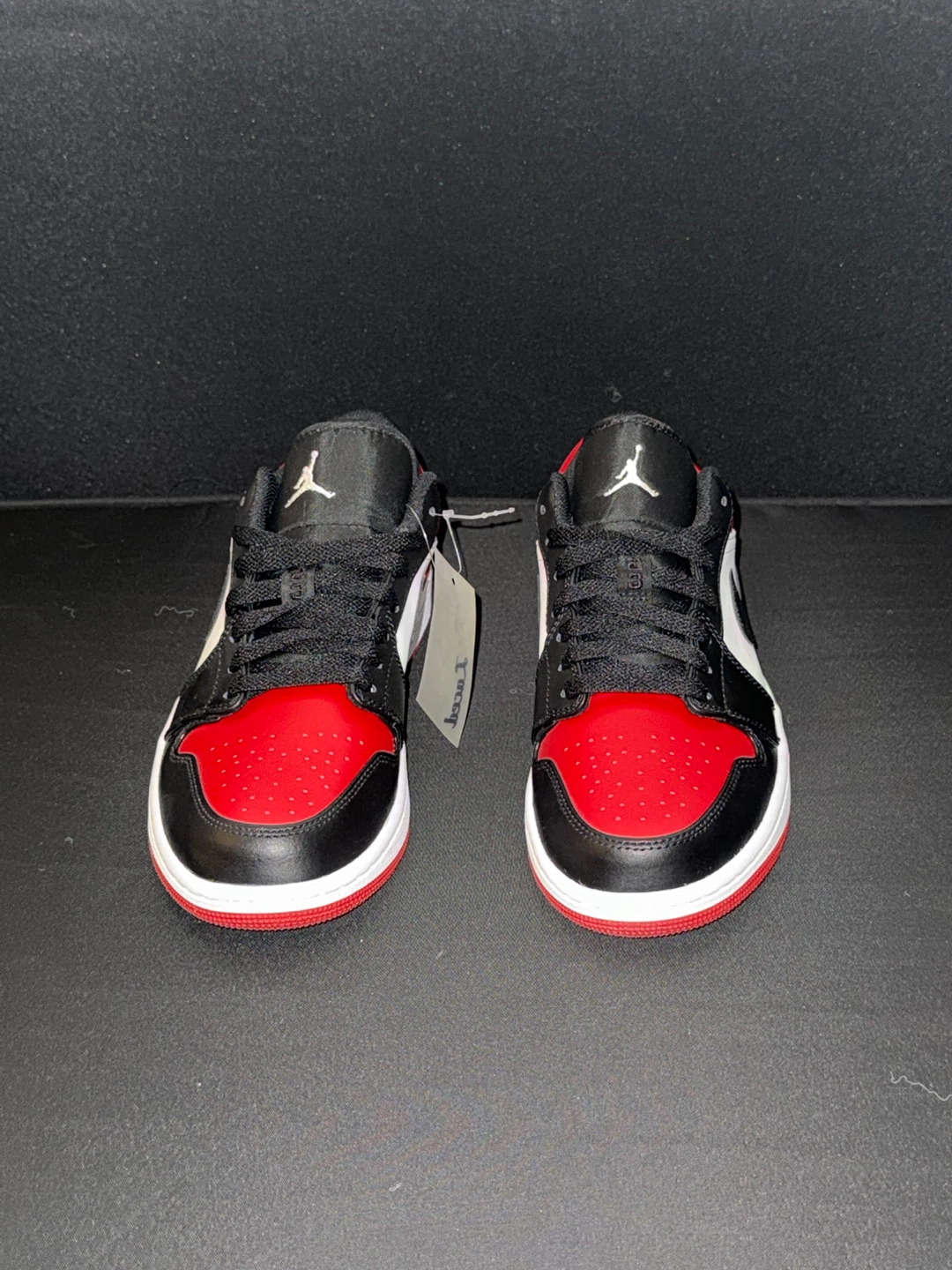 Nike Air Jordan 1 Low "Bred Toe" - Size 8.5
