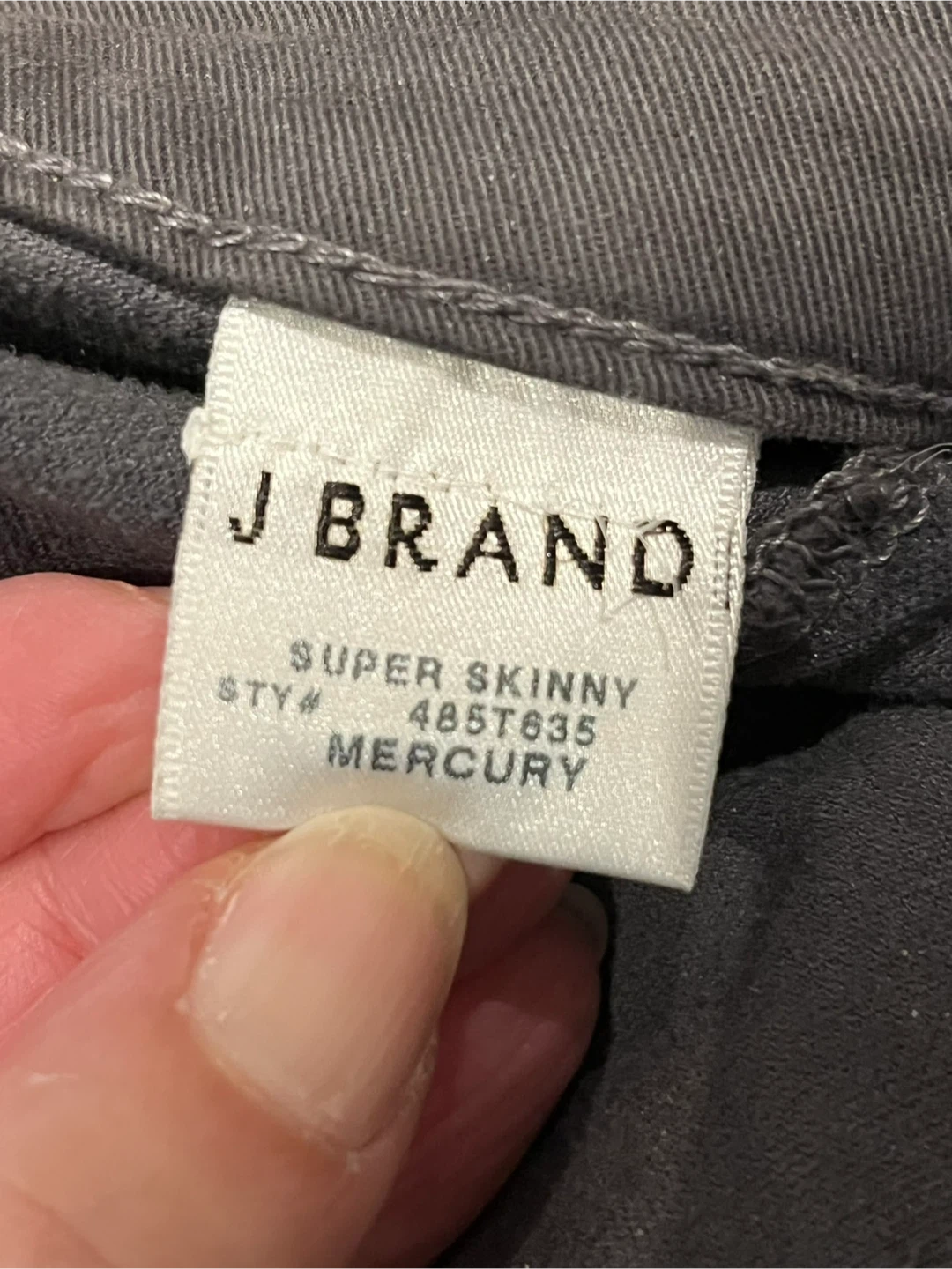 J Brand size 27 skinny mercury velvet Jean - photo 5