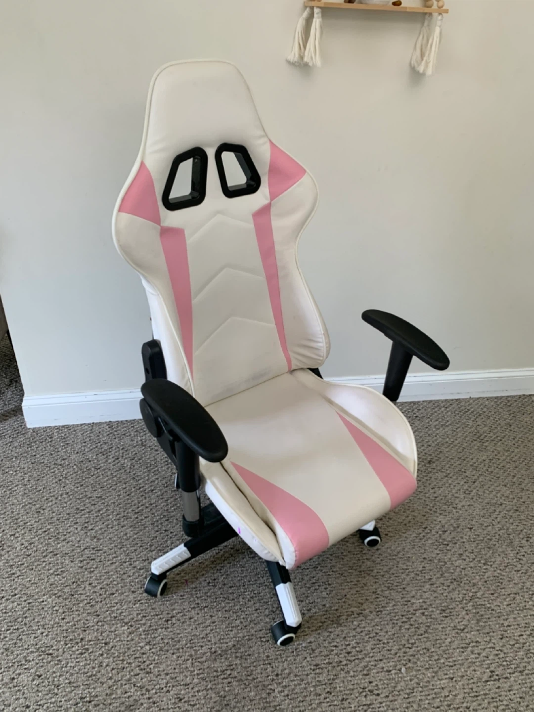 Gaming Chair - White and Pink - Furniture - photo 2