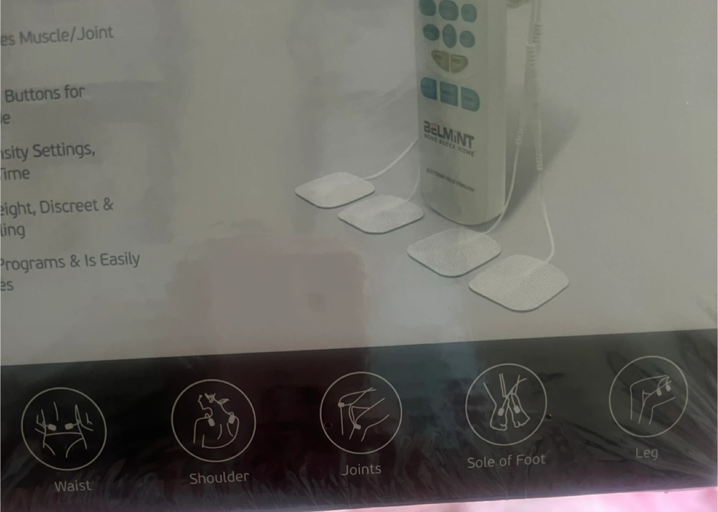 Belmint TENS Unit Electronic Pulse Stimulator - photo 3