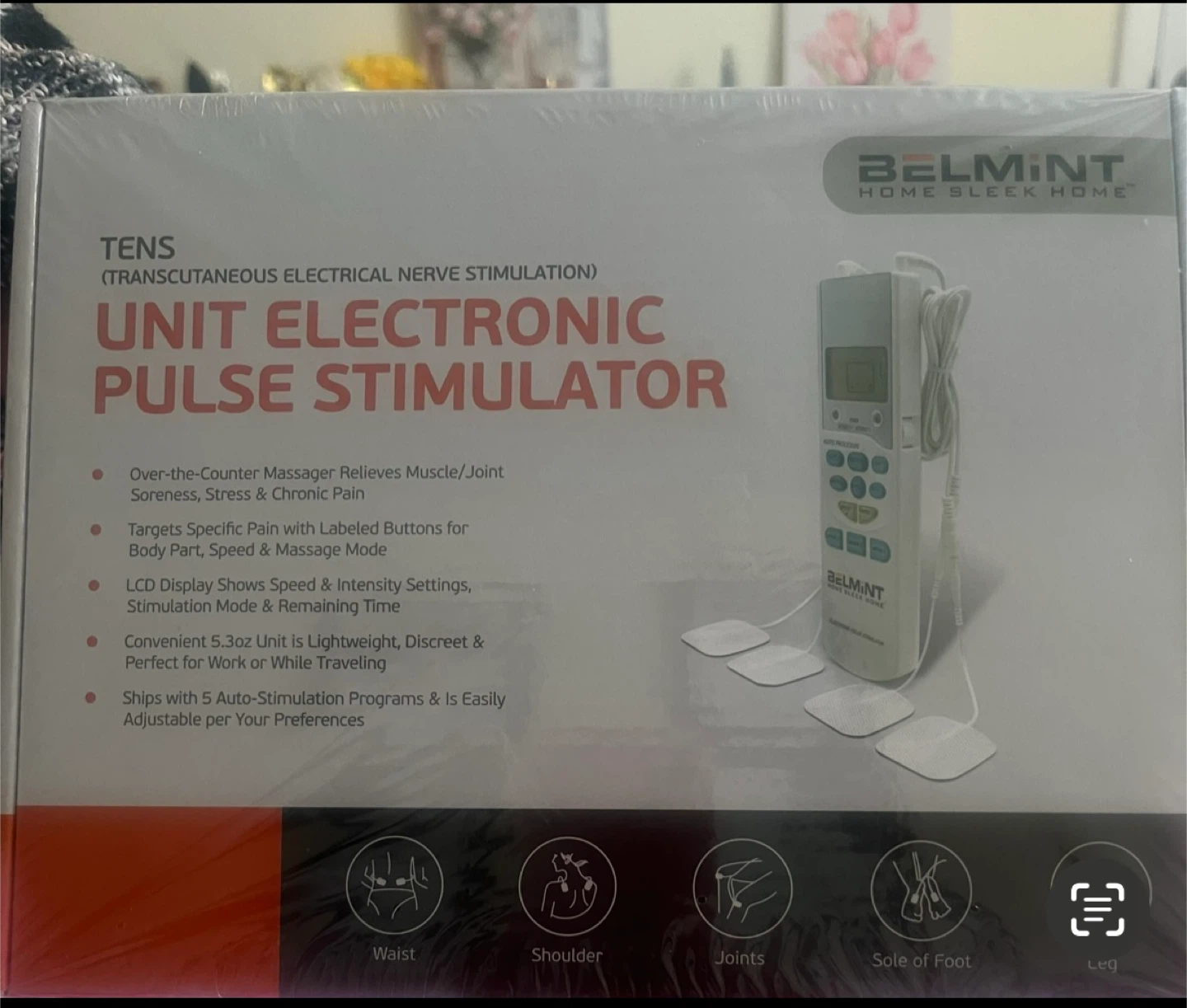 Belmint TENS Unit Electronic Pulse Stimulator
