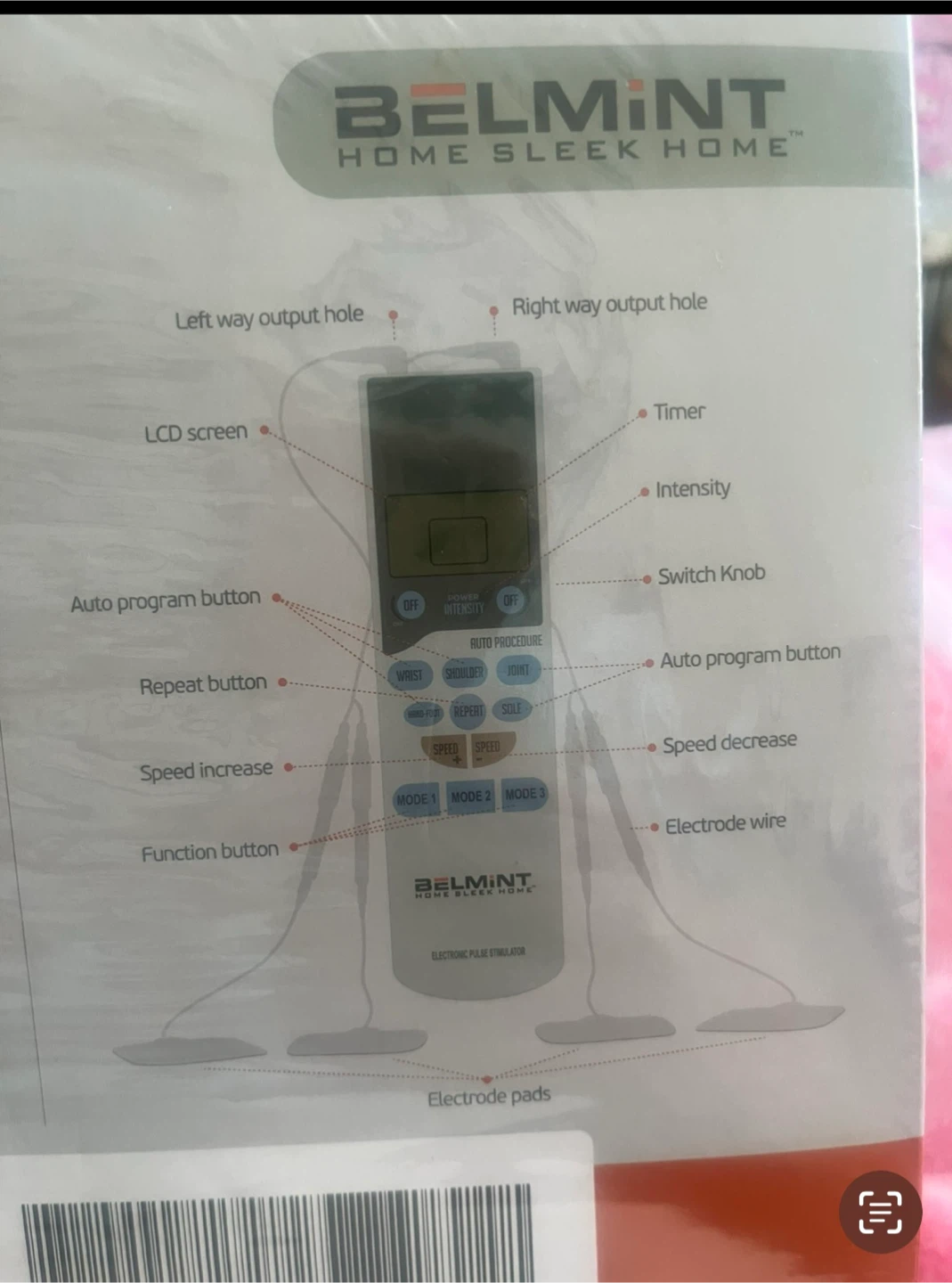 Belmint TENS Unit Electronic Pulse Stimulator - photo 5
