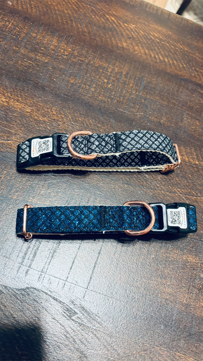 Sparkly Dog Collars (Set of 2) - photo 2