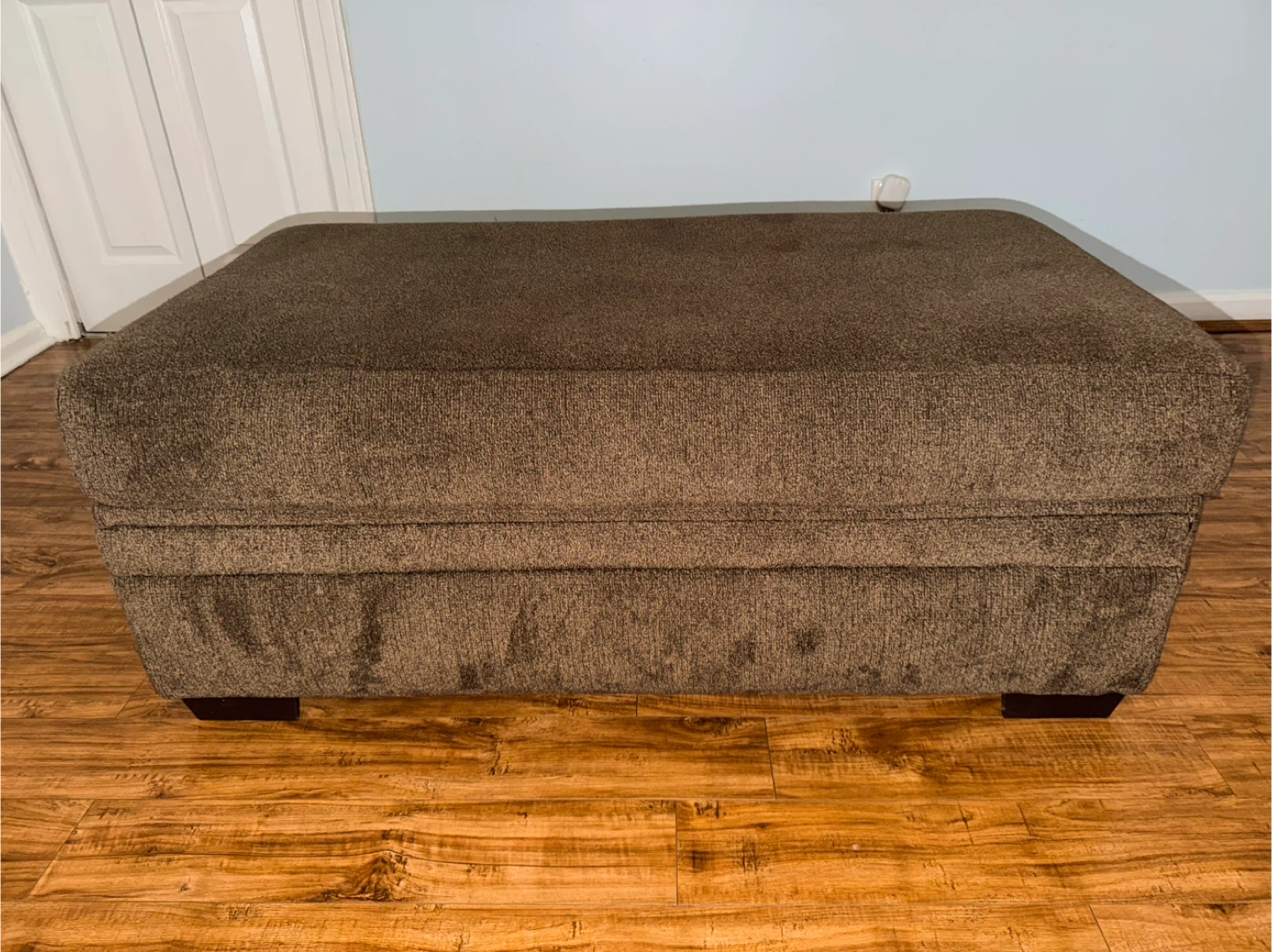 Brown Sectional Sofa with Storage Ottoman - photo 3