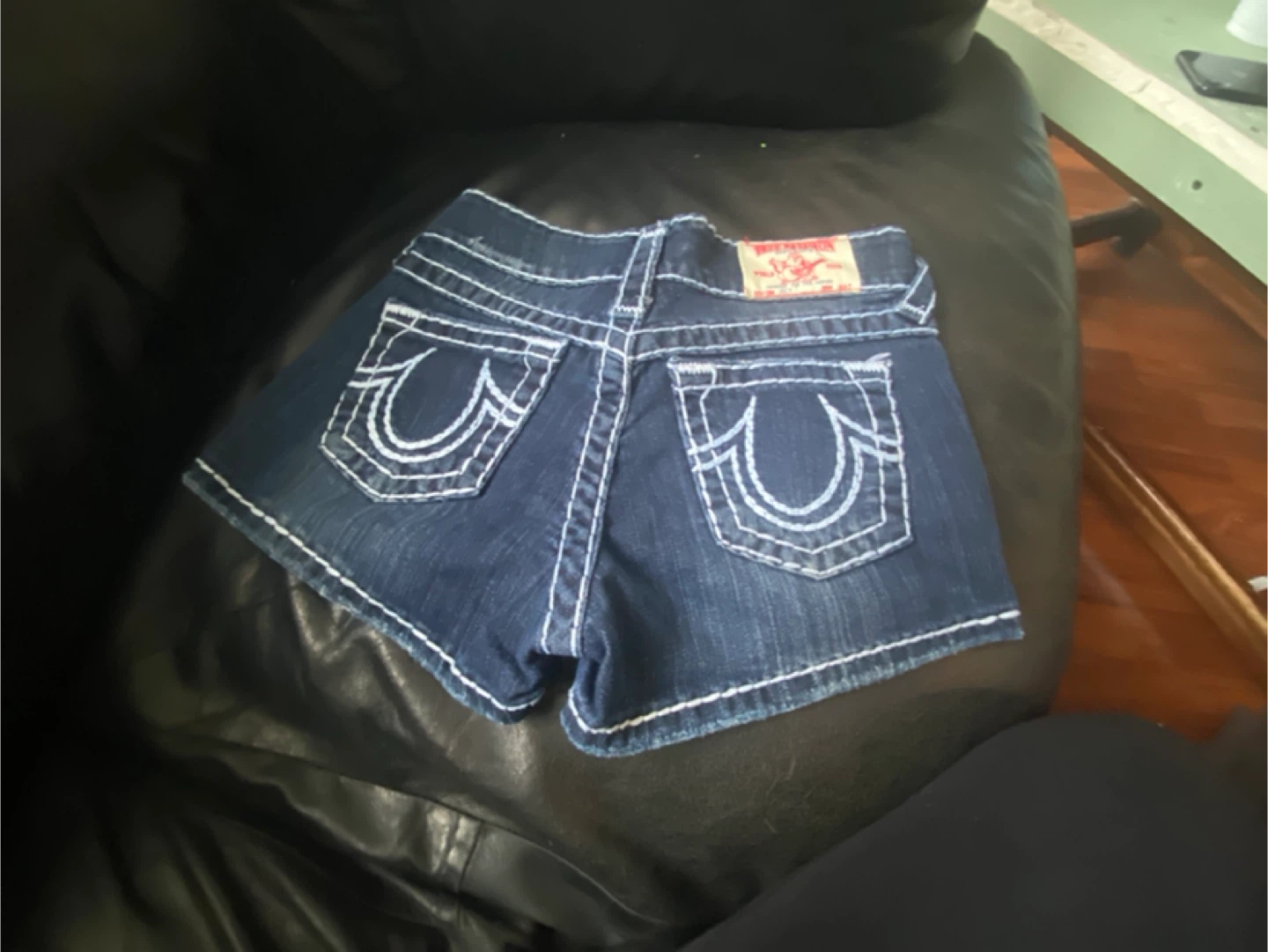 True Religion Blue Denim Shorts - photo 2