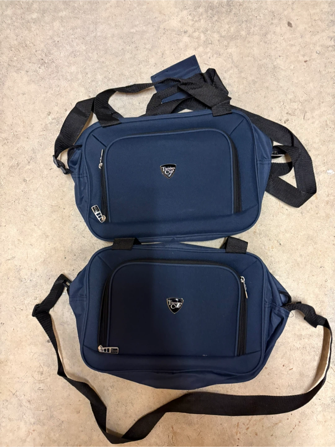 Travelers Club Blue Carry-On Bags (Set of 2)