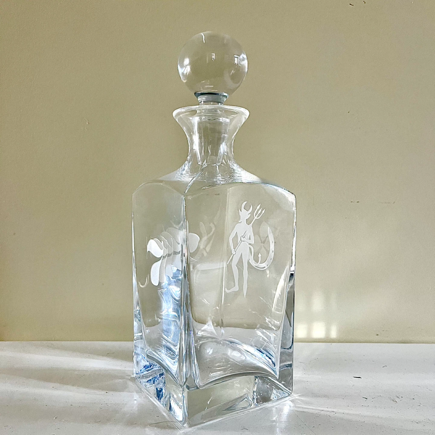 Kate Spade/Lenox Fortunada Crystal Decanter