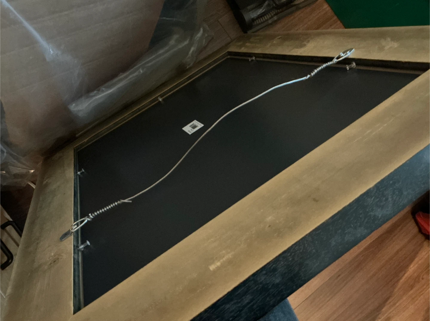 Wall Mirror with Chunky Dark Brown Frame - photo 4