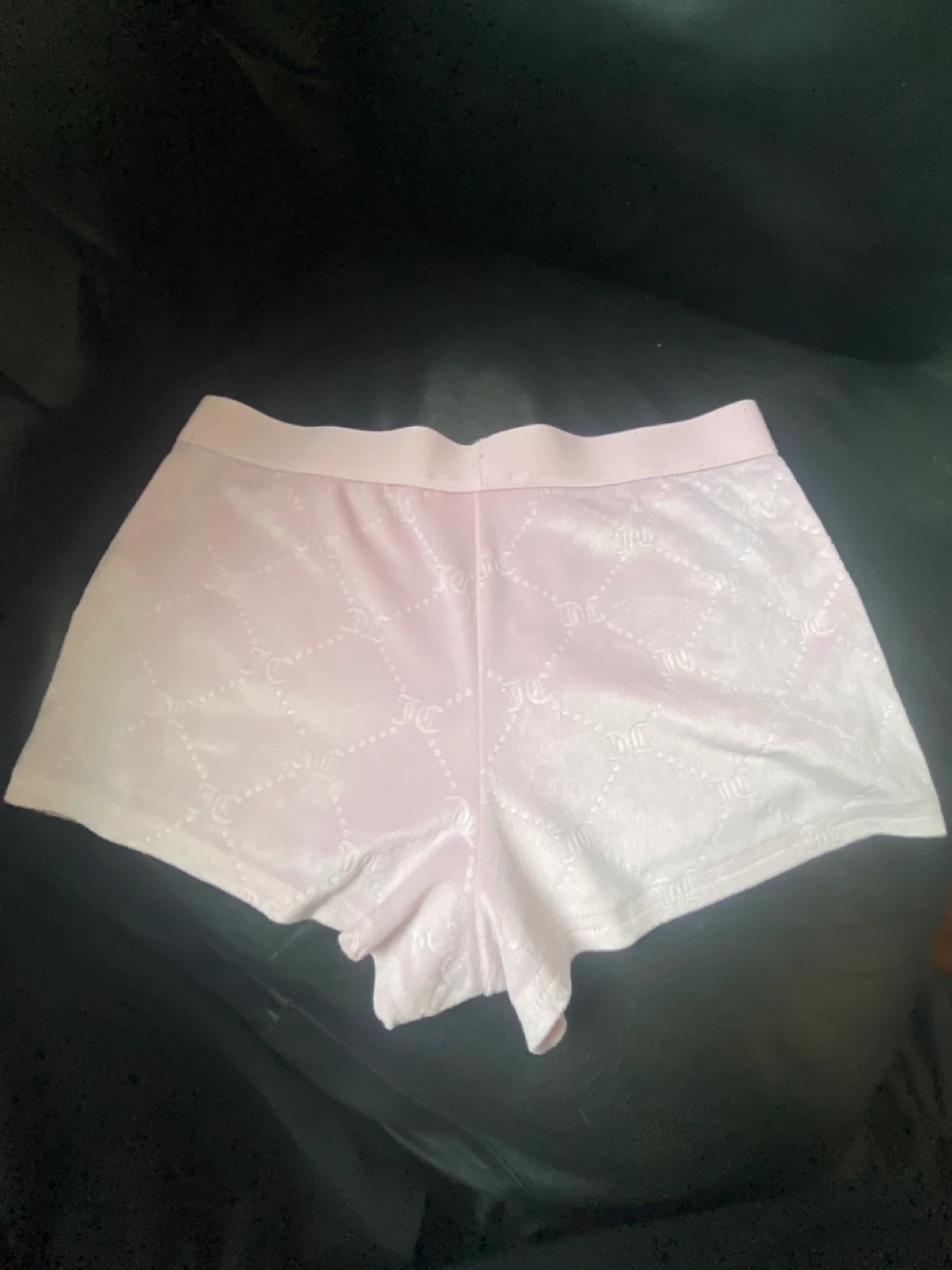 Juicy Couture Pink Velour Shorts
