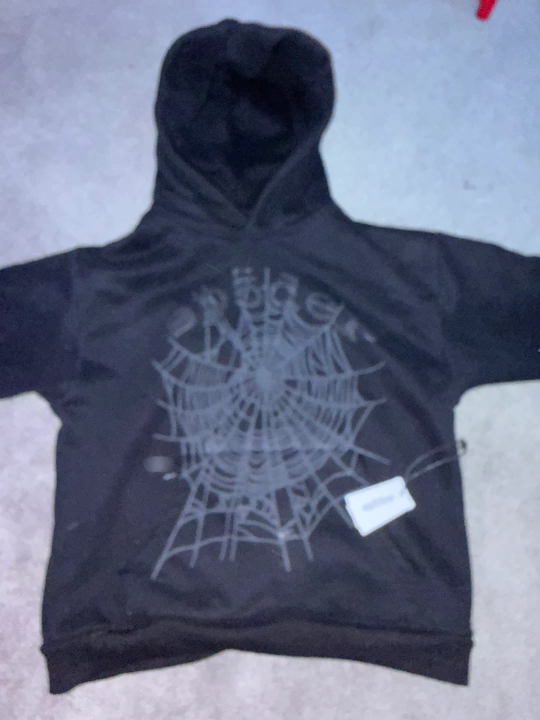 SP5DER Worldwide Black Spider Web Hoodie - Medium - photo 2