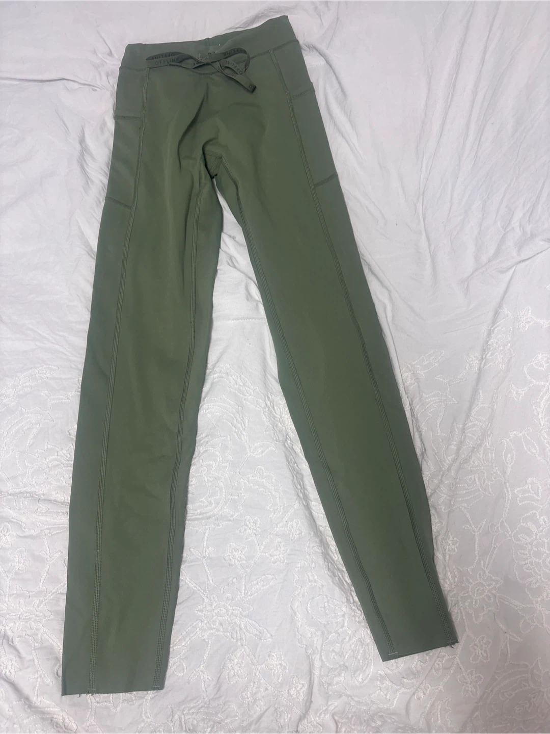 OFFLINE By Aerie Green Athletic Pants