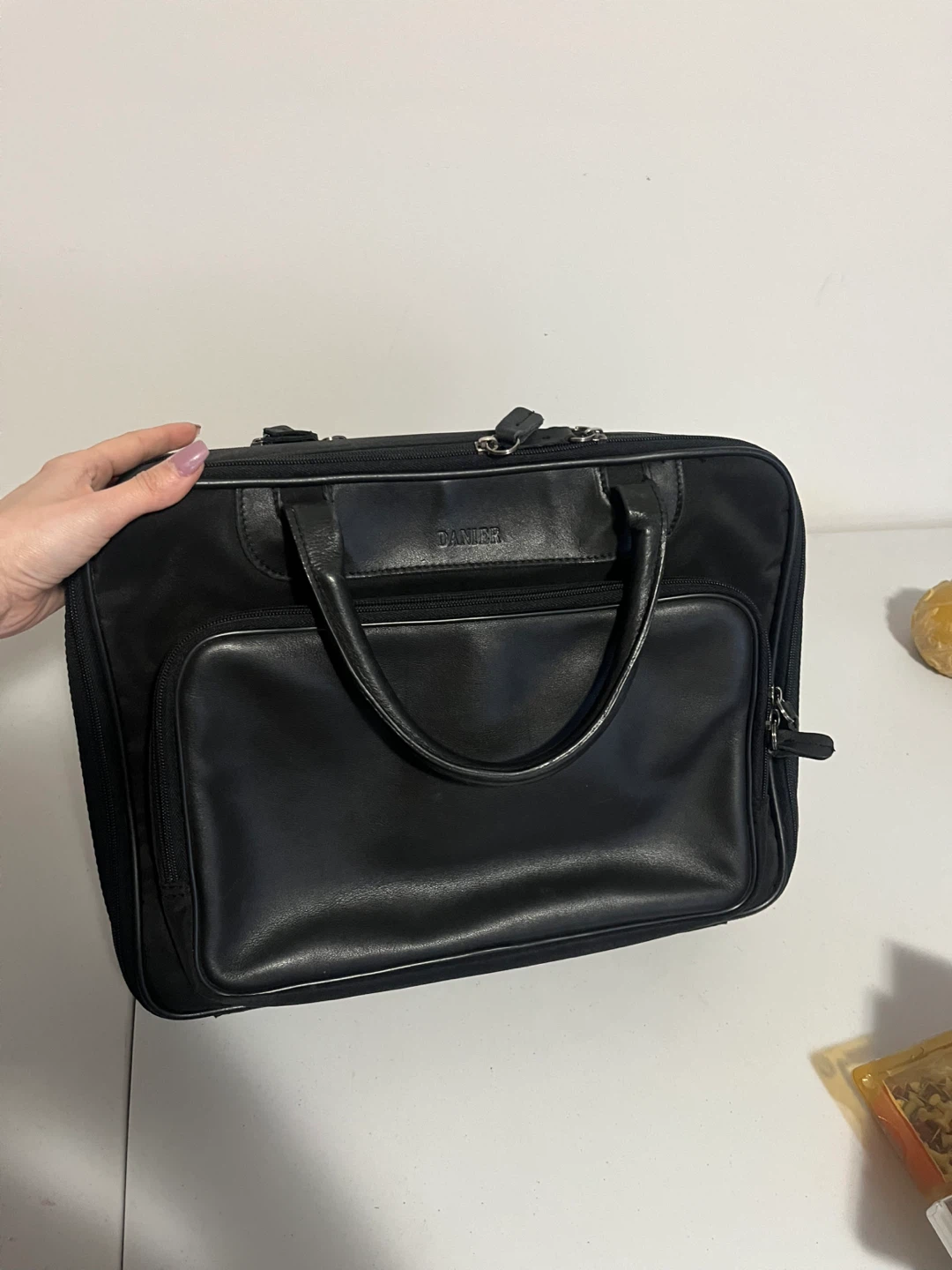 Danier Black Leather Briefcase