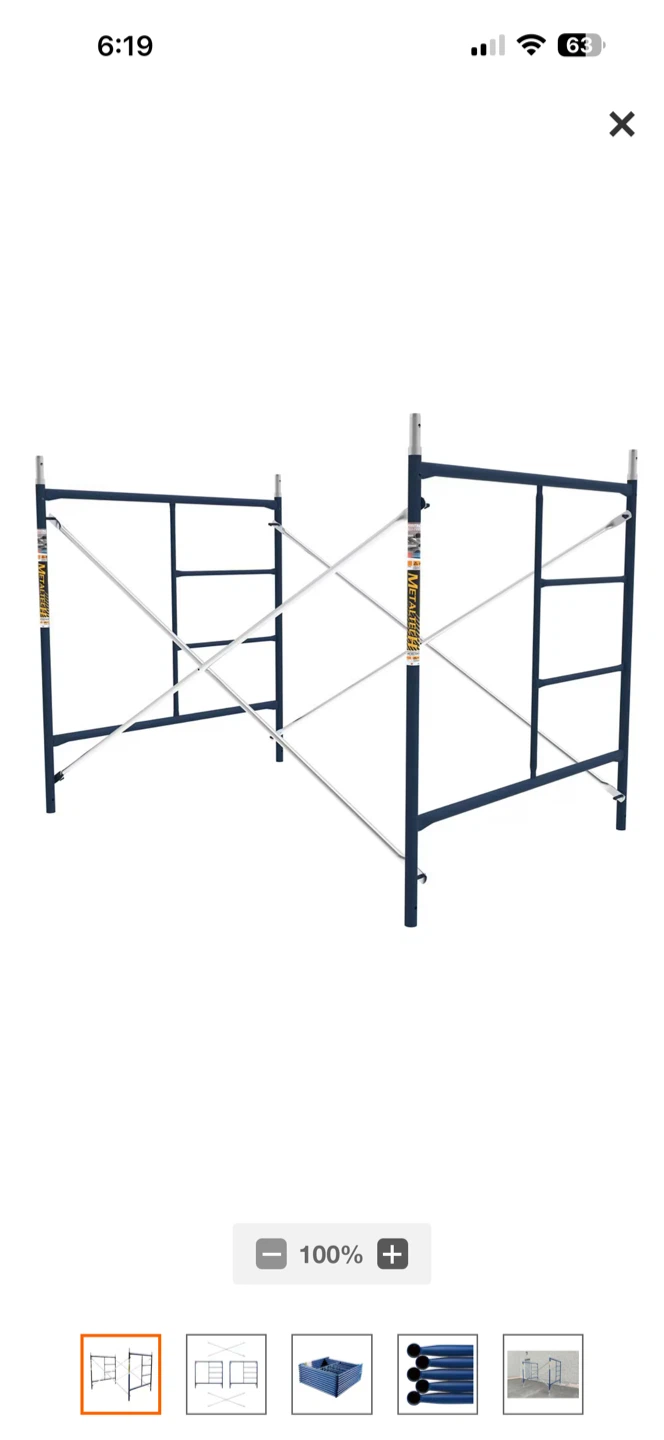 2 sets of  5 ft. x 5 ft. x 7 ft. Scaffold Frames
