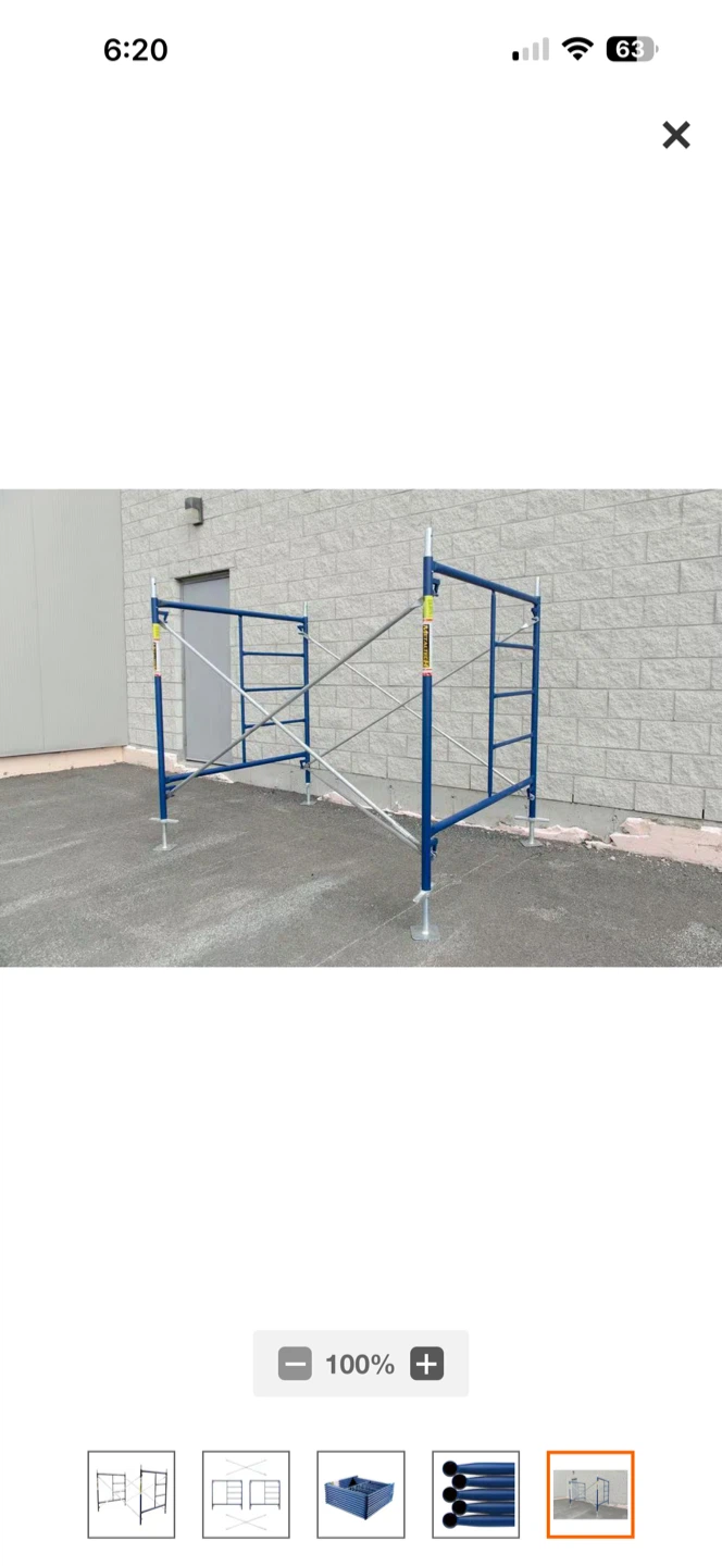 2 sets of  5 ft. x 5 ft. x 7 ft. Scaffold Frames - photo 3
