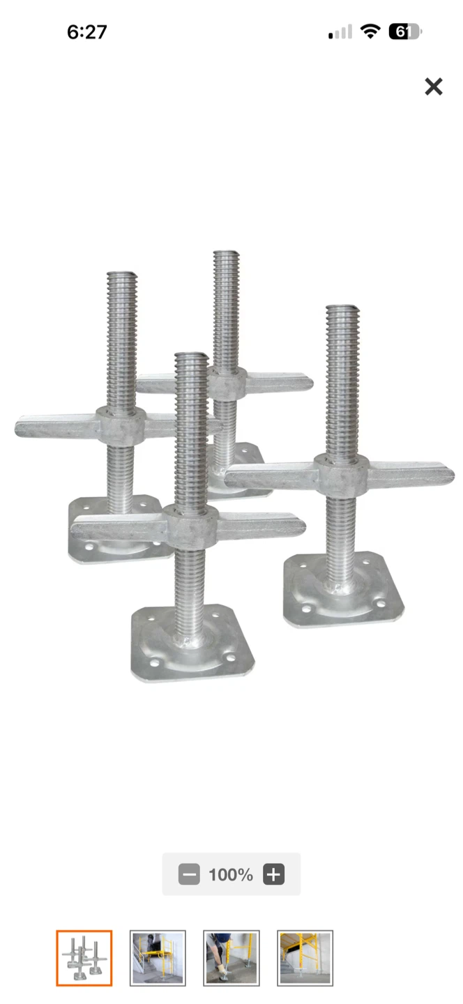 Scaffold Leveling Jacks – Full Set of 4